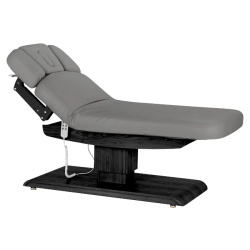 Sillon Relax care table – electric SPA table – light wood massage table – ergonomic care bed – professional aesthetic table – adjustable spa table – segmented SPA mattress – electric spa table – high-end wellness furniture – stable spa table – premium aesthetic table – tiltable care bed – modern spa table – aesthetic salon equipment – comfortable massage table