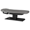 Sillon Relax Gris Bois Noir (5) Sillon Relax care table – electric SPA table – light wood massage table – ergonomic care bed – professional aesthetic table – adjustable spa table – segmented SPA mattress – electric spa table – high-end wellness furniture – stable spa table – premium aesthetic table – tiltable care bed – modern spa table – aesthetic salon equipment – comfortable massage table