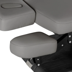 Sillon Relax Gris Bois Noir (9) Sillon Relax care table – electric SPA table – light wood massage table – ergonomic care bed – professional aesthetic table – adjustable spa table – segmented SPA mattress – electric spa table – high-end wellness furniture – stable spa table – premium aesthetic table – tiltable care bed – modern spa table – aesthetic salon equipment – comfortable massage table