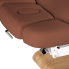 Sillon Relax Marron Bois Clair (10) Sillon Relax care table – electric SPA table – light wood massage table – ergonomic care bed – professional aesthetic table – adjustable spa table – segmented SPA mattress – electric spa table – high-end wellness furniture – stable spa table – premium aesthetic table – tiltable care bed – modern spa table – aesthetic salon equipment – comfortable massage table