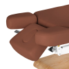 Sillon Relax Marron Bois Clair (15) Sillon Relax care table – electric SPA table – light wood massage table – ergonomic care bed – professional aesthetic table – adjustable spa table – segmented SPA mattress – electric spa table – high-end wellness furniture – stable spa table – premium aesthetic table – tiltable care bed – modern spa table – aesthetic salon equipment – comfortable massage table