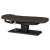 Sillon Relax Brun foncé Bois Noir (5) Sillon Relax care table – electric SPA table – light wood massage table – ergonomic care bed – professional aesthetic table – adjustable spa table – segmented SPA mattress – electric spa table – high-end wellness furniture – stable spa table – premium aesthetic table – tiltable care bed – modern spa table – aesthetic salon equipment – comfortable massage table