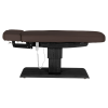 Sillon Relax Brun foncé Bois Noir (7) Sillon Relax care table – electric SPA table – light wood massage table – ergonomic care bed – professional aesthetic table – adjustable spa table – segmented SPA mattress – electric spa table – high-end wellness furniture – stable spa table – premium aesthetic table – tiltable care bed – modern spa table – aesthetic salon equipment – comfortable massage table