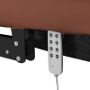 Sillon Relax Marron Bois Noir (8) Sillon Relax care table – electric SPA table – light wood massage table – ergonomic care bed – professional aesthetic table – adjustable spa table – segmented SPA mattress – electric spa table – high-end wellness furniture – stable spa table – premium aesthetic table – tiltable care bed – modern spa table – aesthetic salon equipment – comfortable massage table